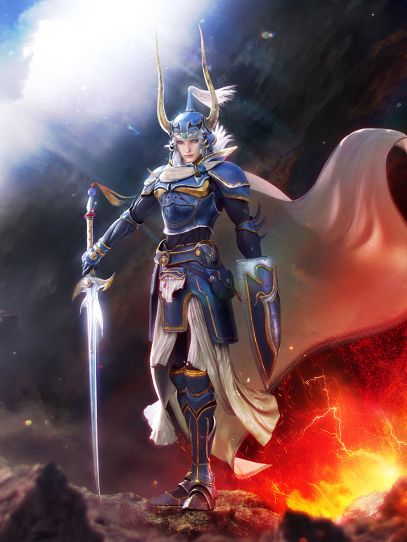 Warrior of Light Promo Art from Dissidia Final Fantasy NT