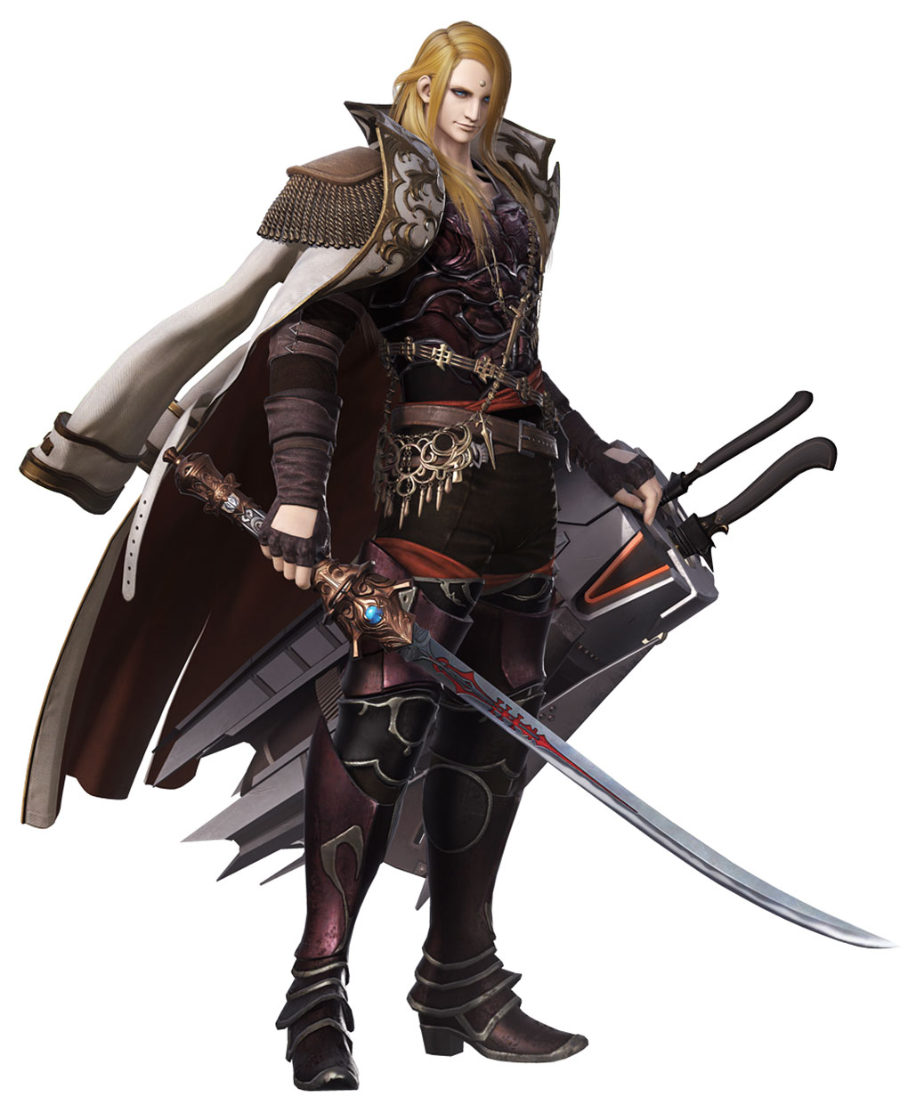 Zenos, Empire's Ceremonial Suit I Art from Dissidia Final Fantasy NT