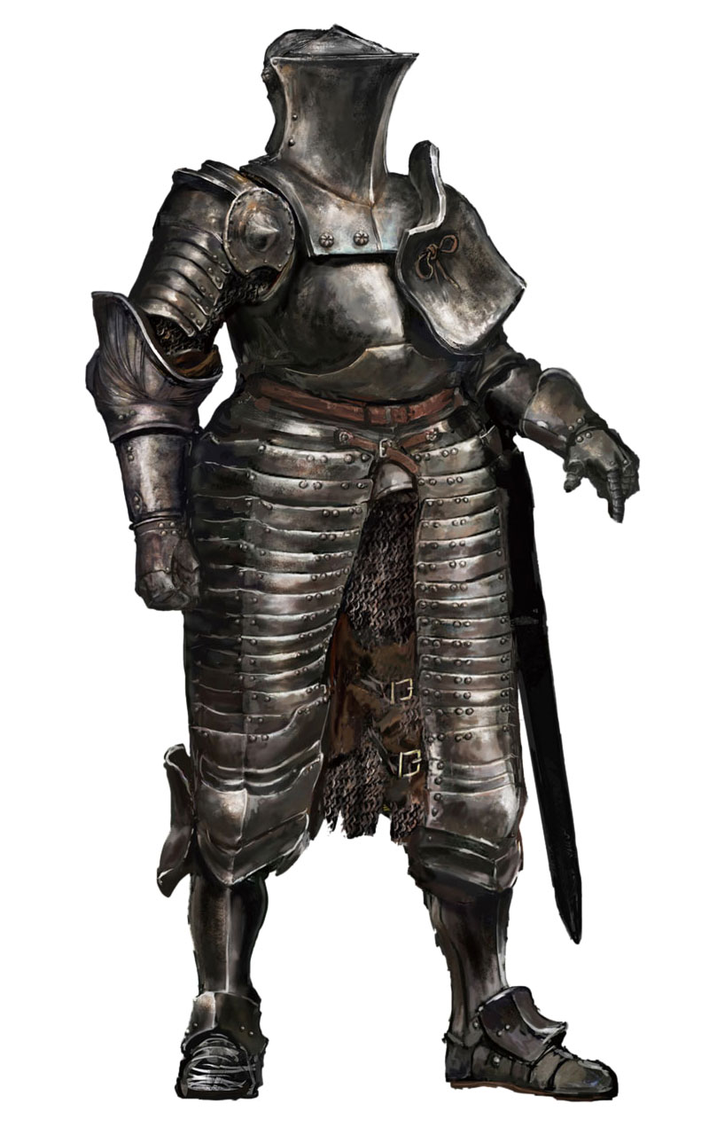 Amnesiac Lapp Art from Dark Souls III