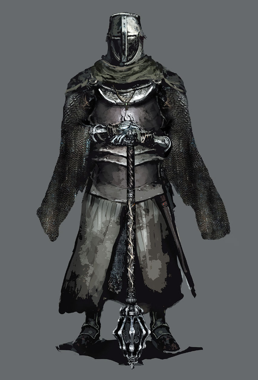 Cathedral Knight Art from Dark Souls III