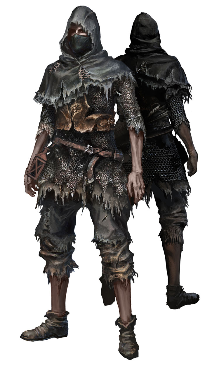 Thief Class Art from Dark Souls III