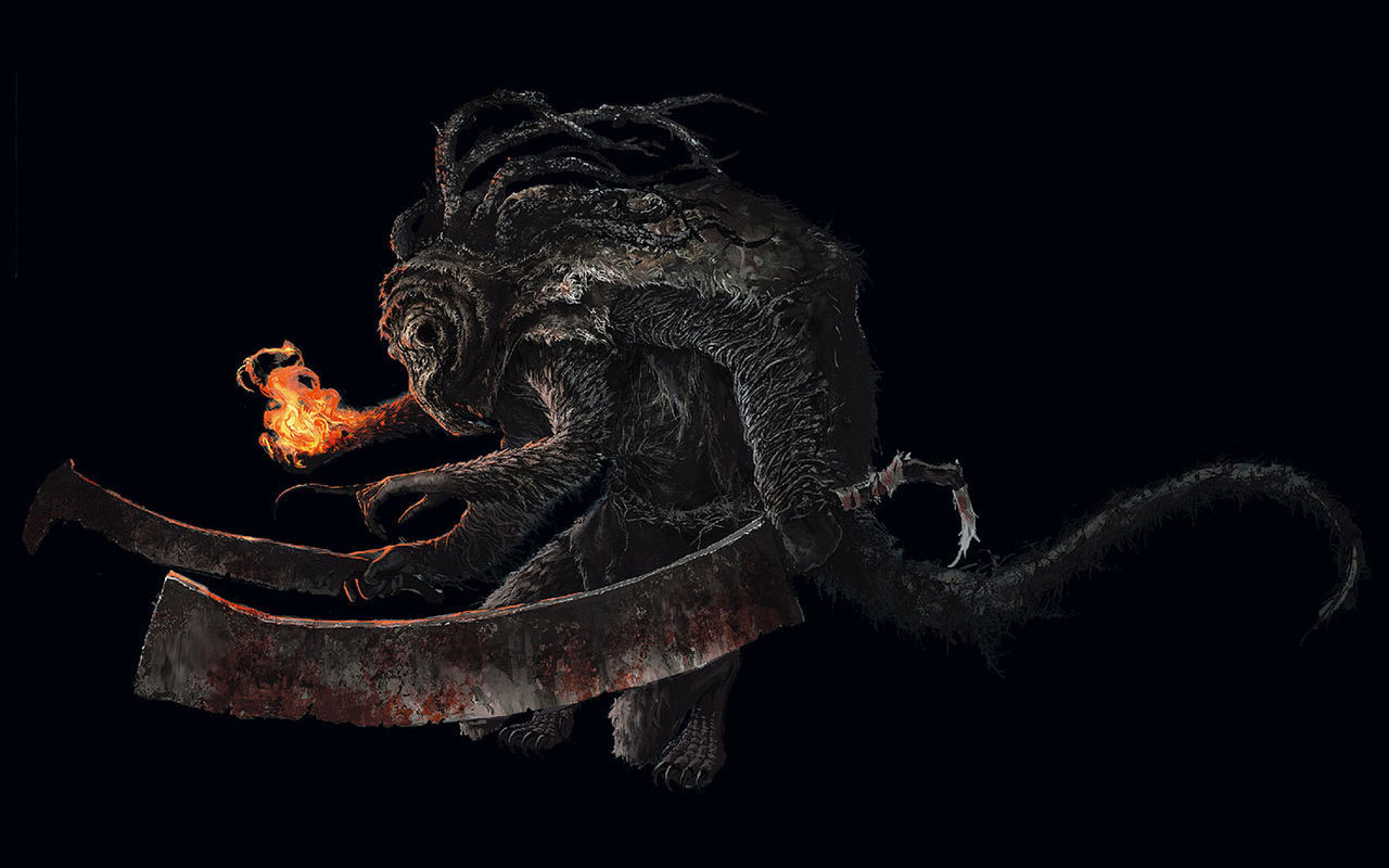 Demon Cleric Art from Dark Souls III