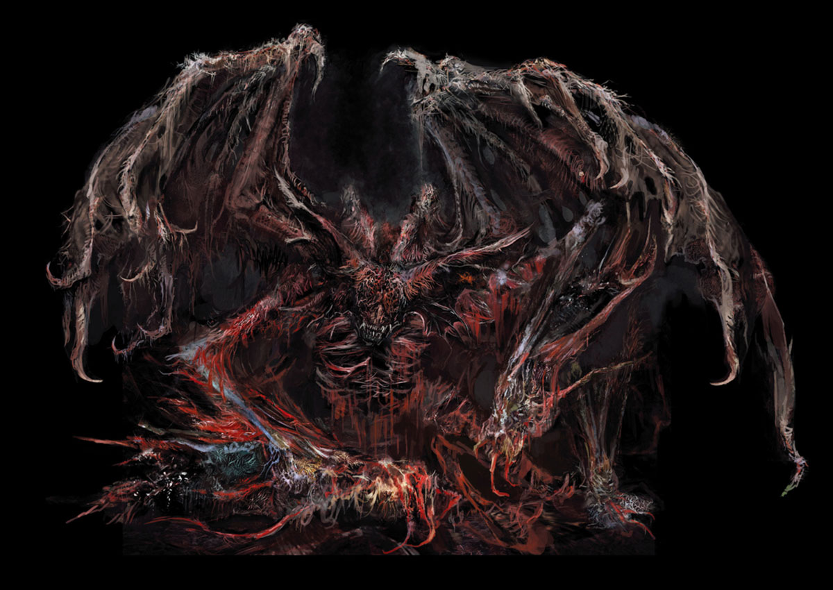 Demon Prince Art from Dark Souls III