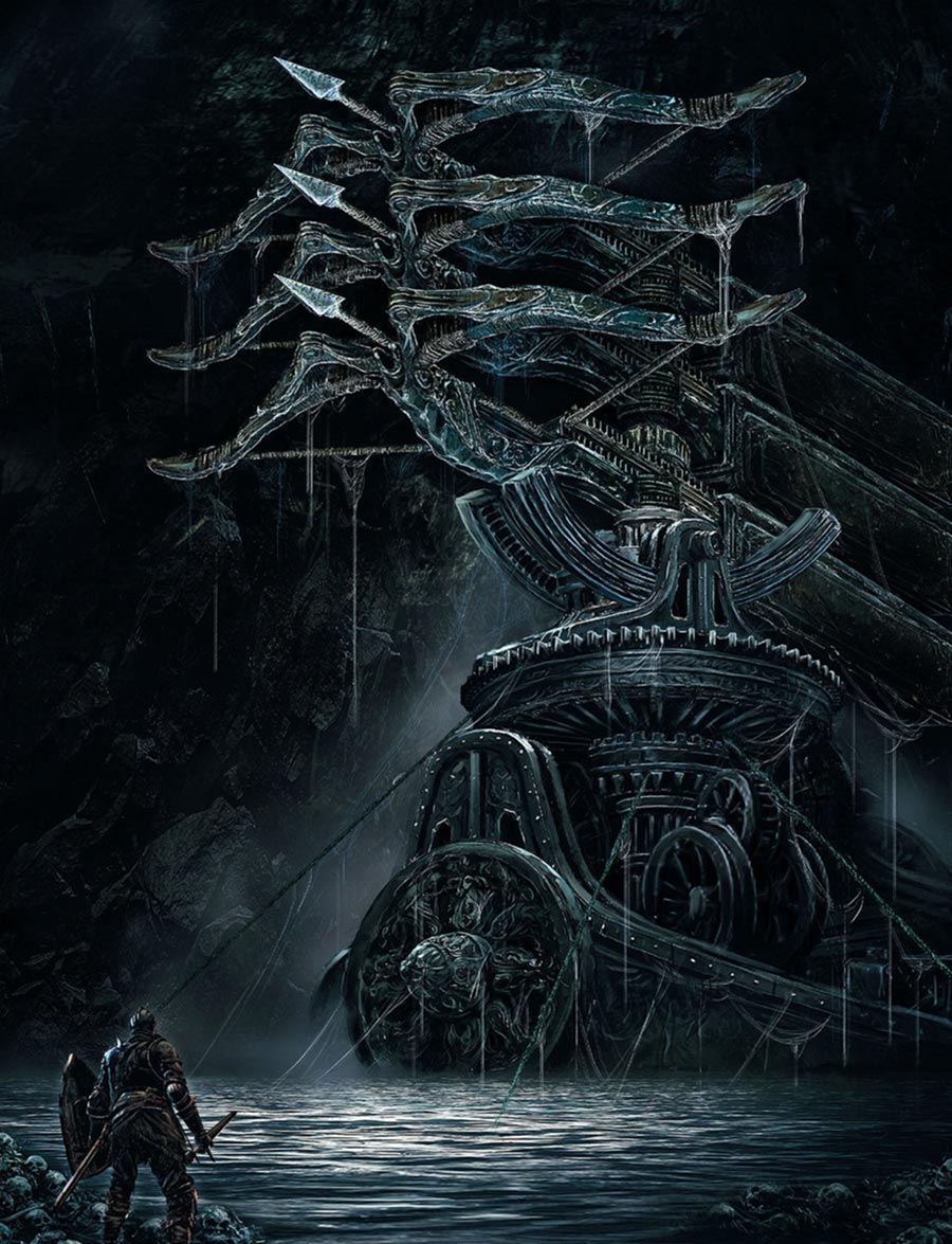 Giant Avelyn Art from Dark Souls III
