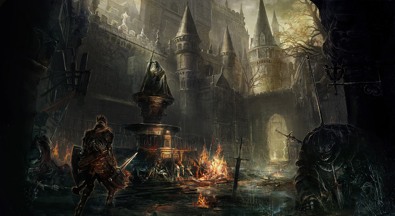 High Wall of Lothric Art from Dark Souls III