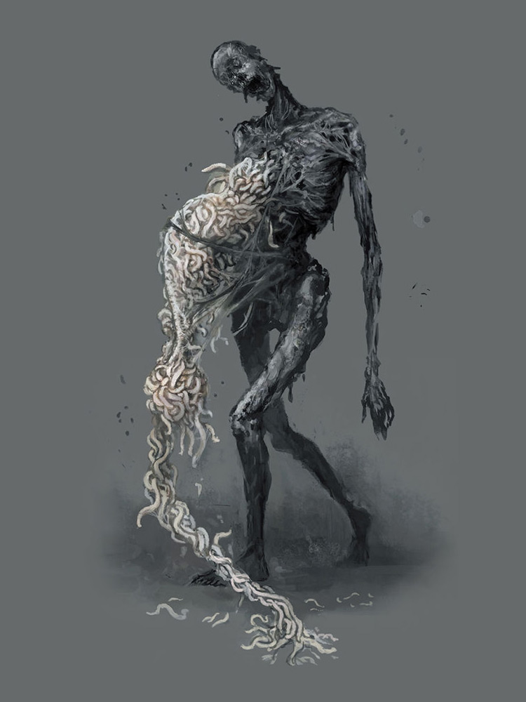 Infested Corpse Art from Dark Souls III