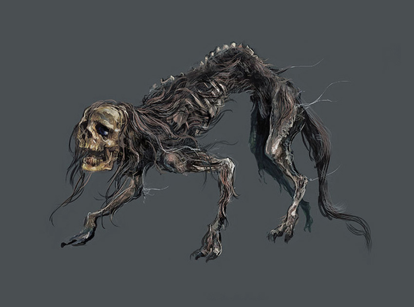 Irithyllian Beast-Hound Art from Dark Souls III