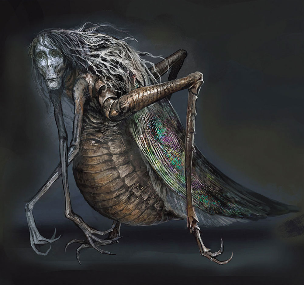 Locust Preacher Art from Dark Souls III