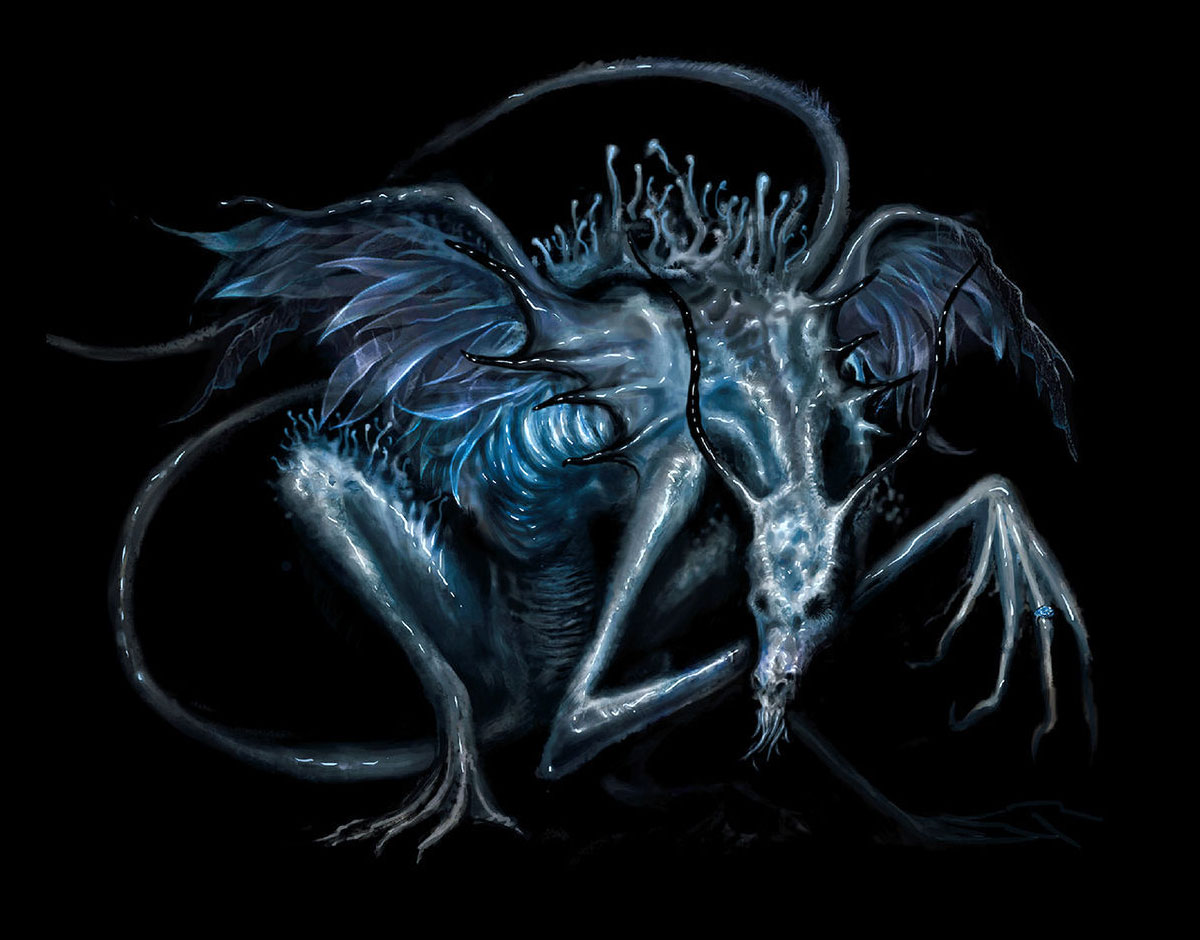 Oceiros, the Consumed King Art from Dark Souls III