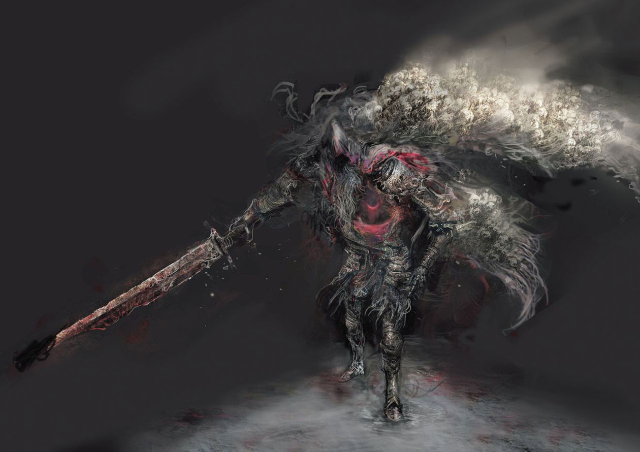 Slave Knight Gael Art from Dark Souls III