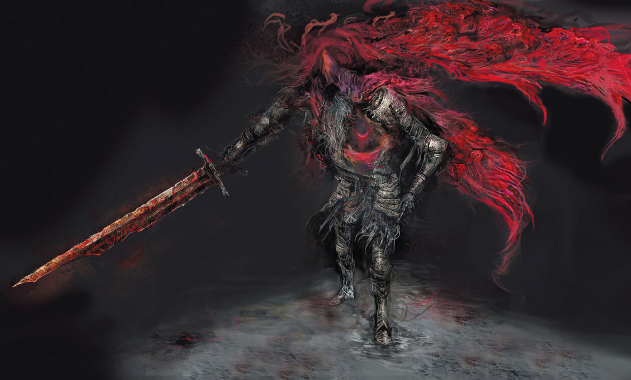 Slave Knight Gael Art from Dark Souls III