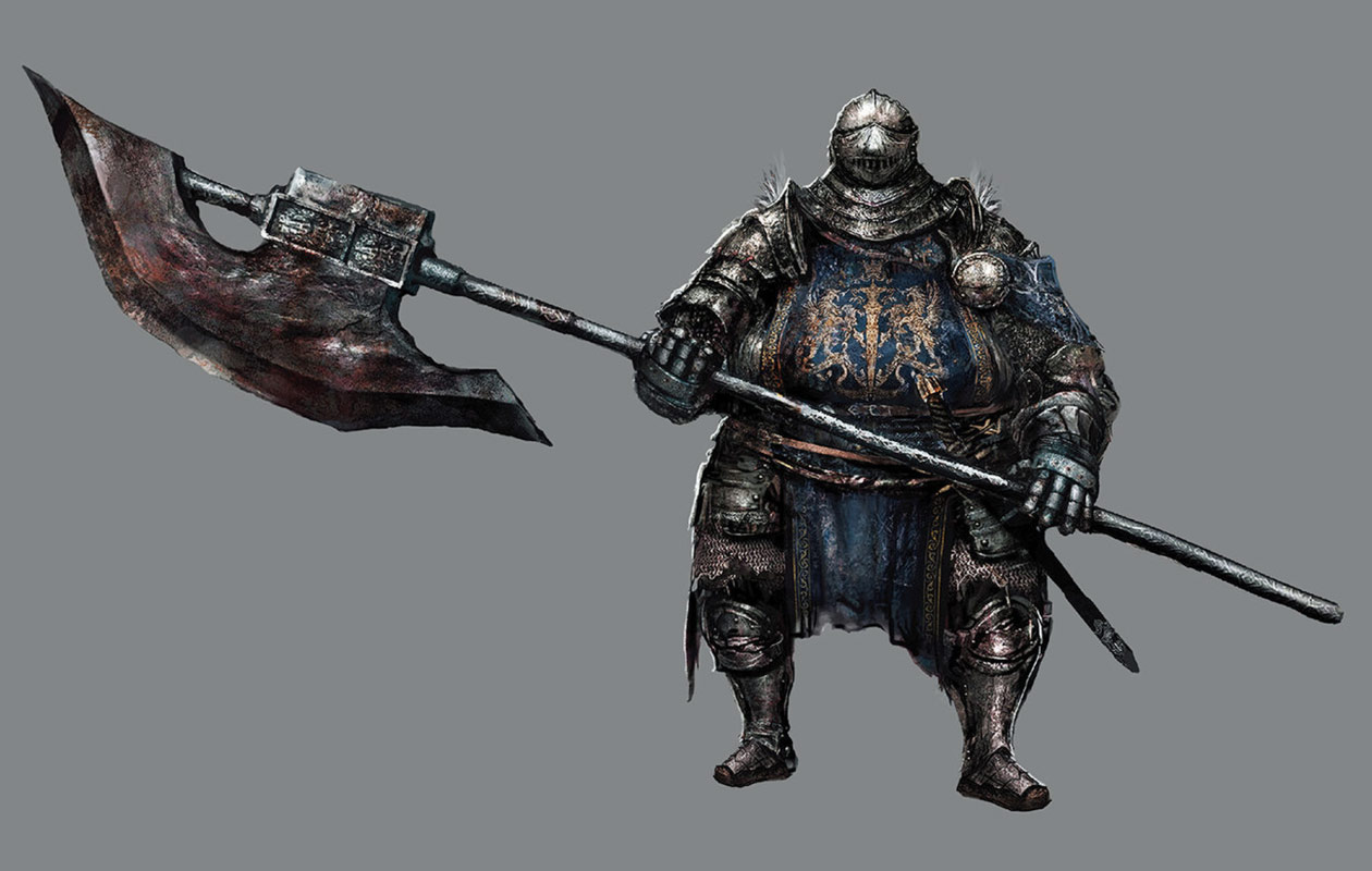 Winged Knight Art from Dark Souls III