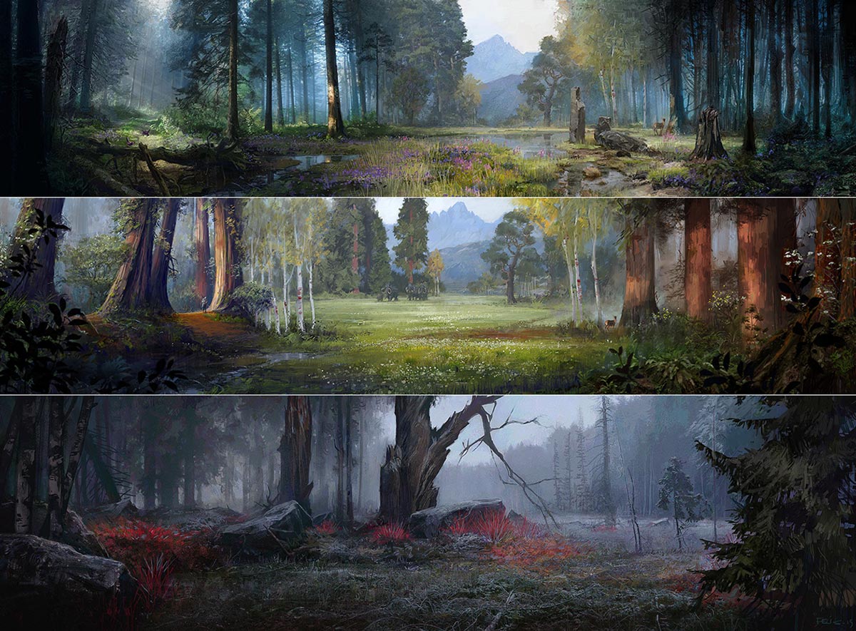 Biomes Art from Far Cry Primal