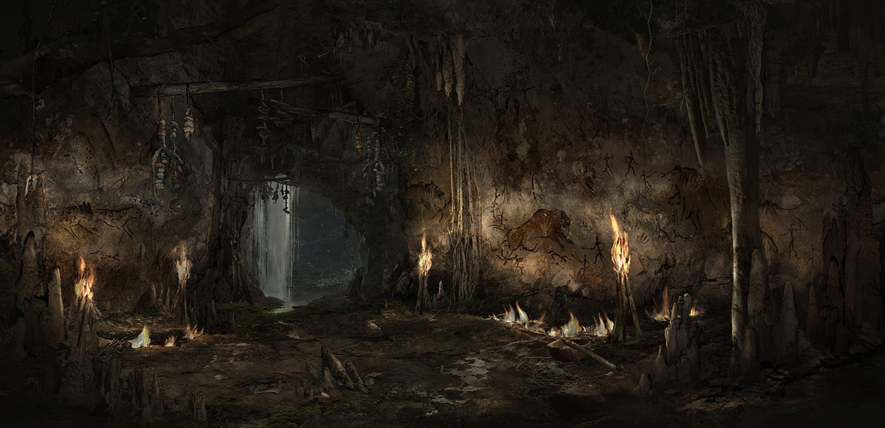Cave Paintings Art from Far Cry Primal