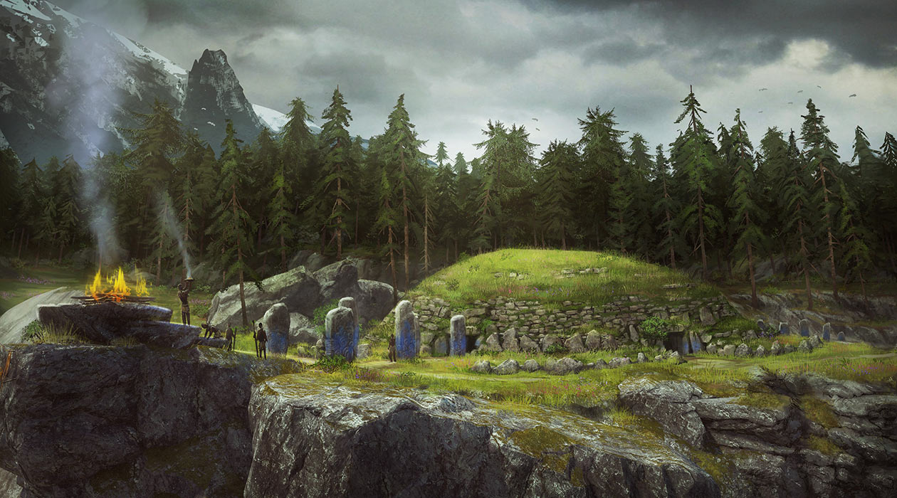 Ritual Site Outpost Art from Far Cry Primal
