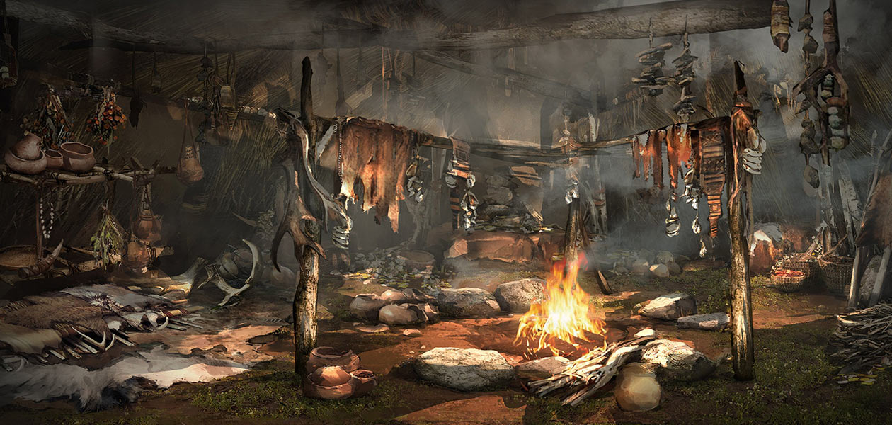 Shaman Hut Art from Far Cry Primal