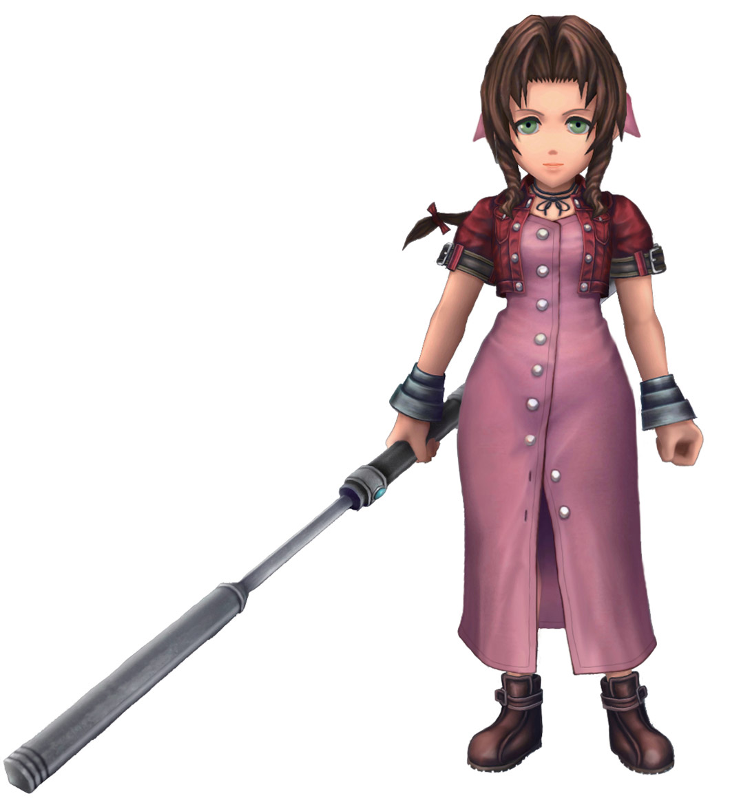 Aerith Gainsborough Art from Final Fantasy Explorers