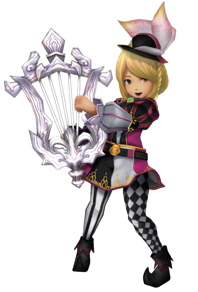 Bard Art from Final Fantasy Explorers