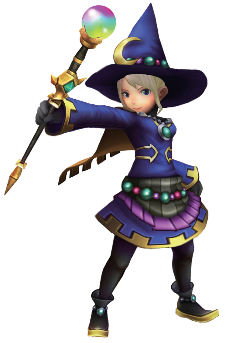 Black Mage Art from Final Fantasy Explorers