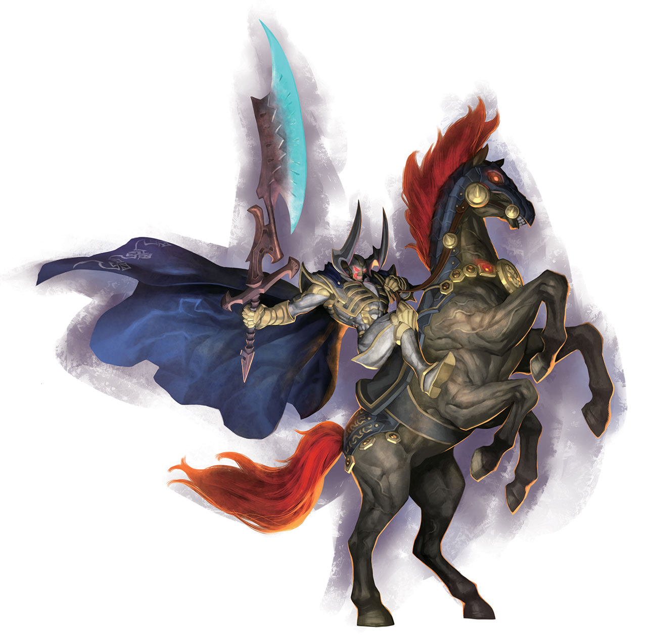 Odin Art from Final Fantasy Explorers