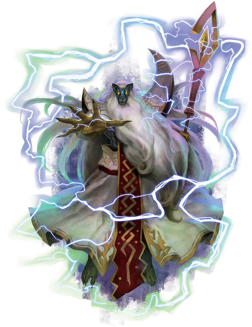 Ramuh Art from Final Fantasy Explorers