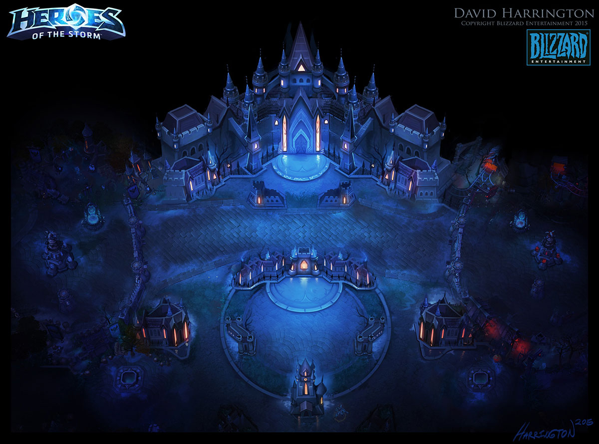 Dark Castle Art from Heroes of the Storm