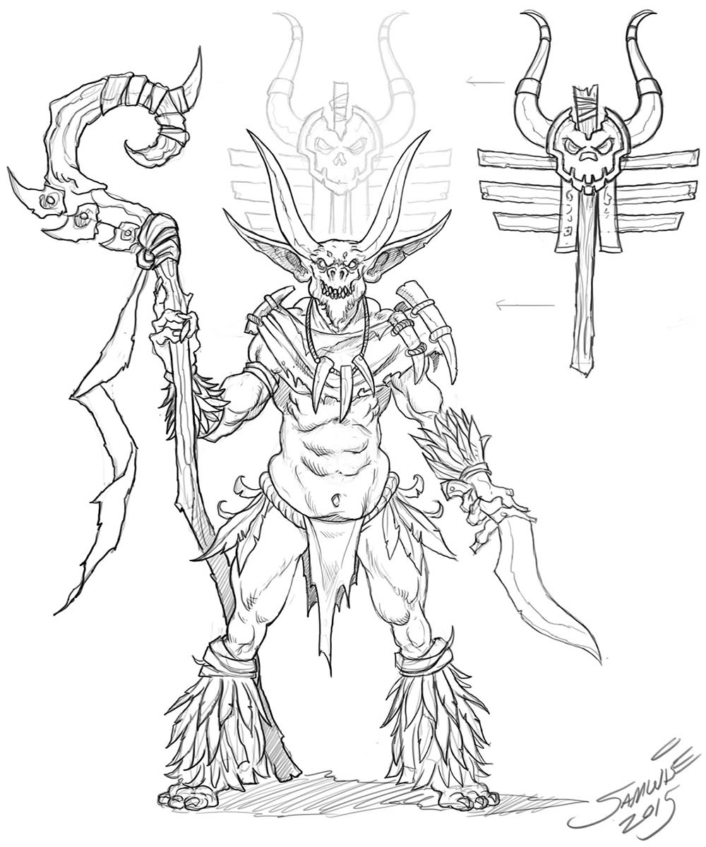 Fallen Shaman Art from Heroes of the Storm