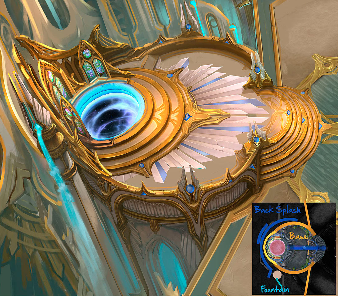 Heaven Base Art from Heroes of the Storm