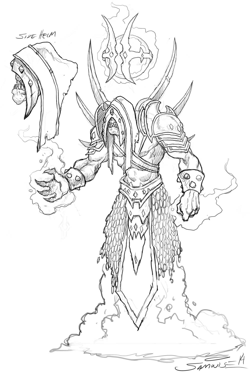 Hell Caster Minion Art from Heroes of the Storm