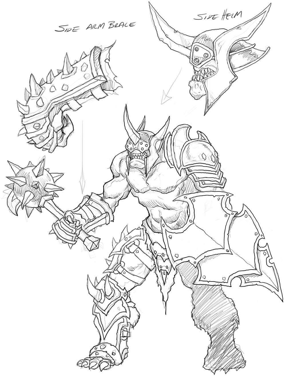 Hell Melee Minion Art from Heroes of the Storm