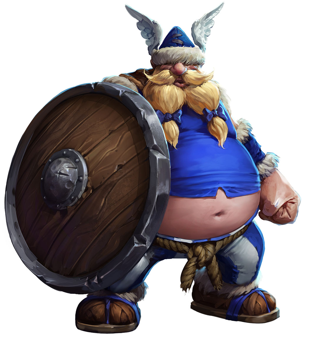 Lost Olaf Art from Heroes of the Storm