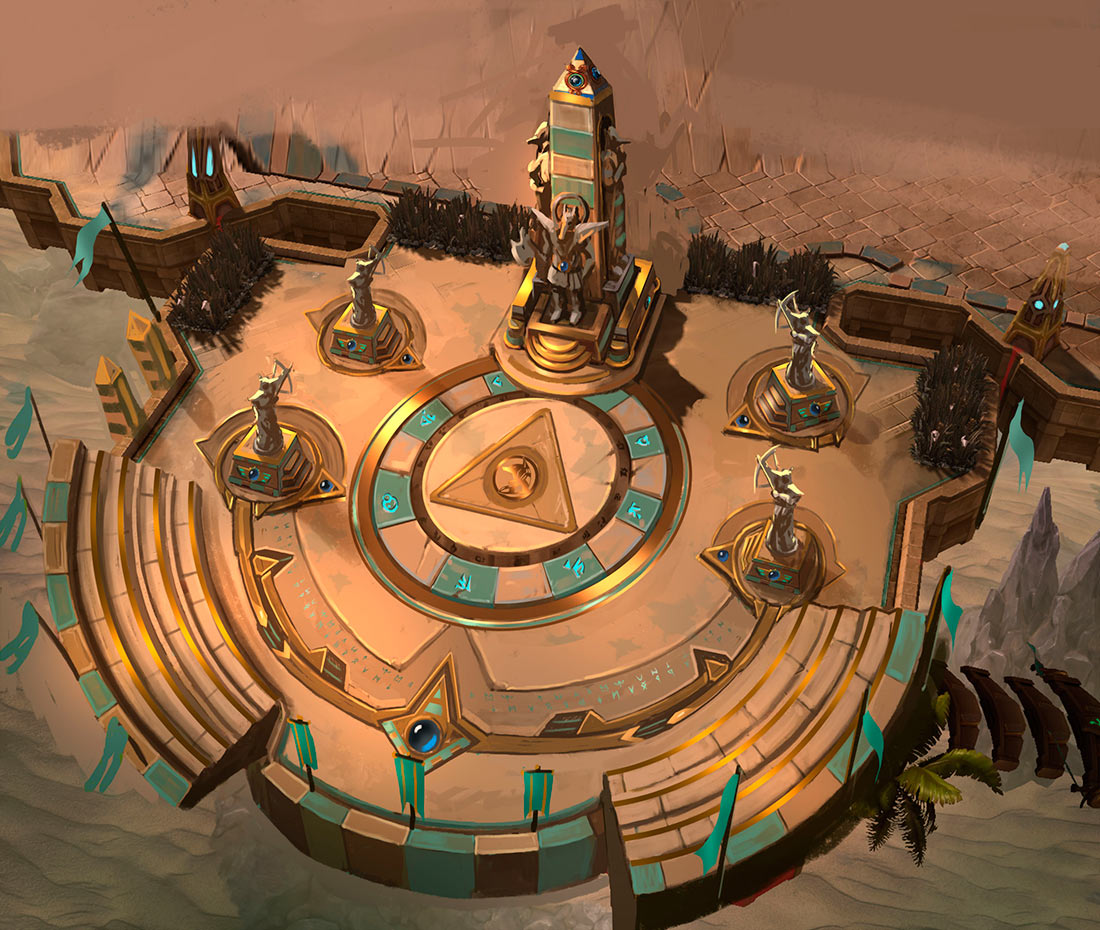 Luxoria Arena Art from Heroes of the Storm
