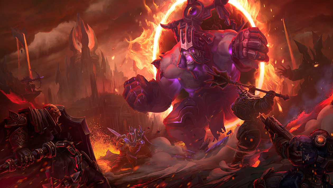 Shrine Loading Screen Art from Heroes of the Storm