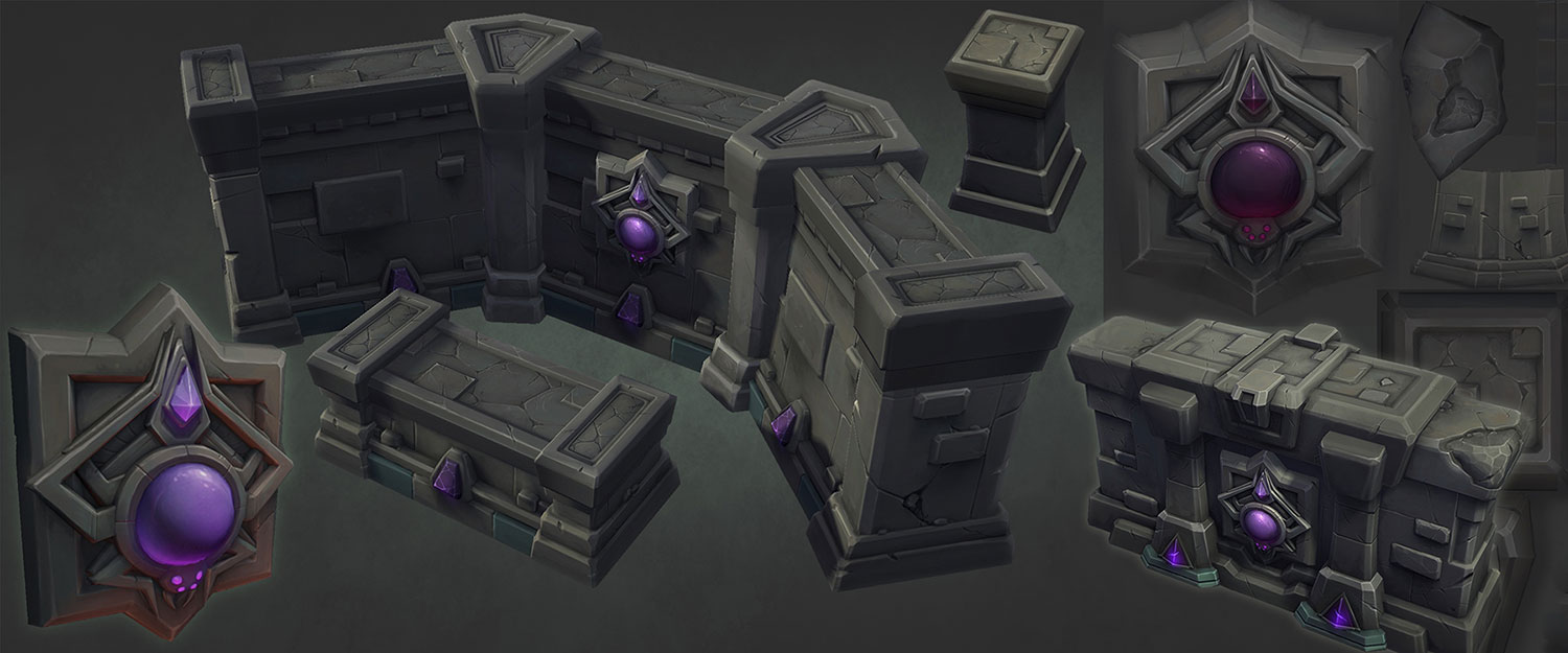 Tomb of the Spider Queen Concept Art from Heroes of the Storm