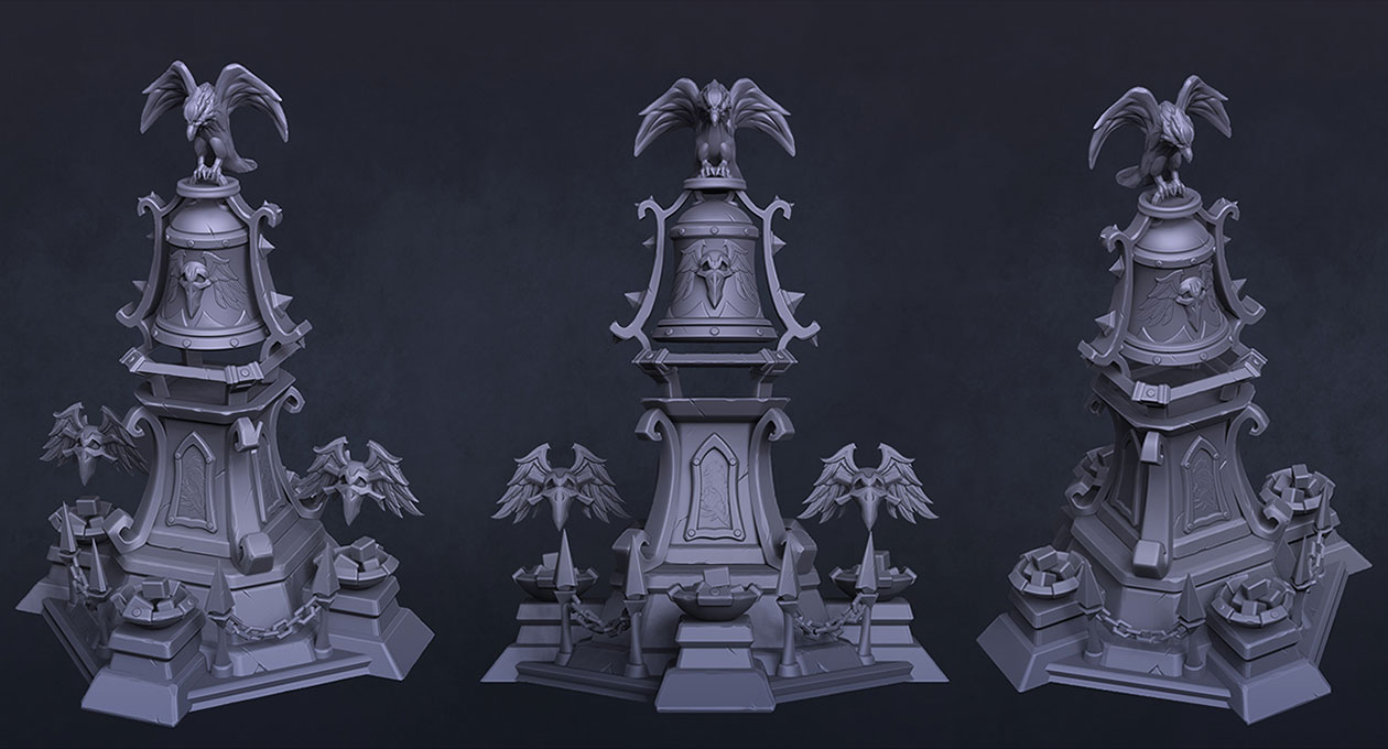 Towers of Doom Raven Tower Art from Heroes of the Storm