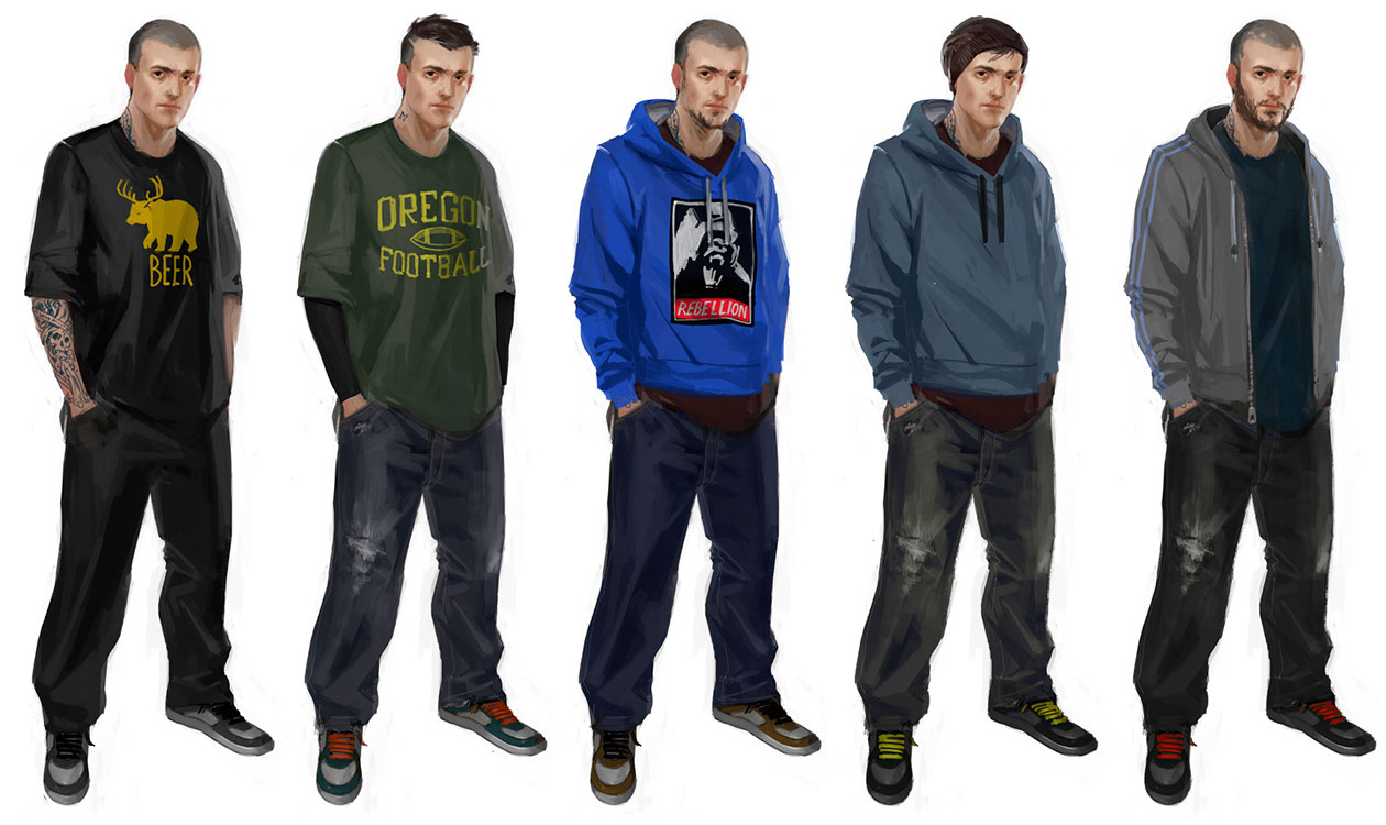 Character Design Art from Life Is Strange