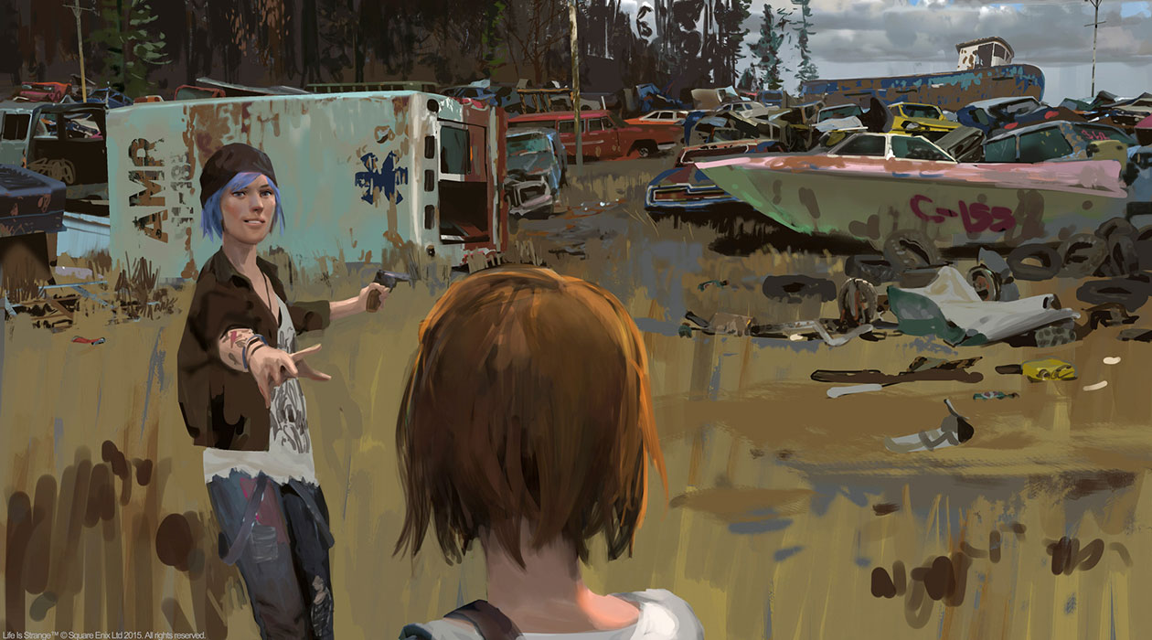 Junkyard Art from Life Is Strange