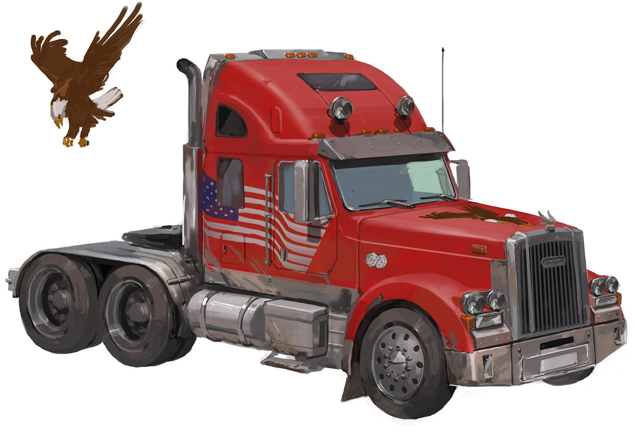 Truck Art from Life Is Strange