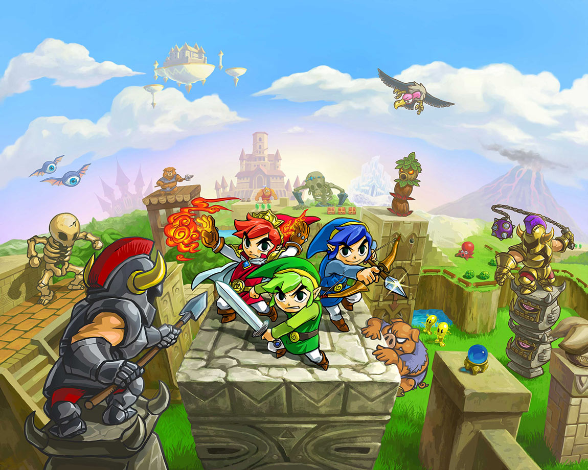 Box Art from The Legend of Zelda: Tri Force Heroes