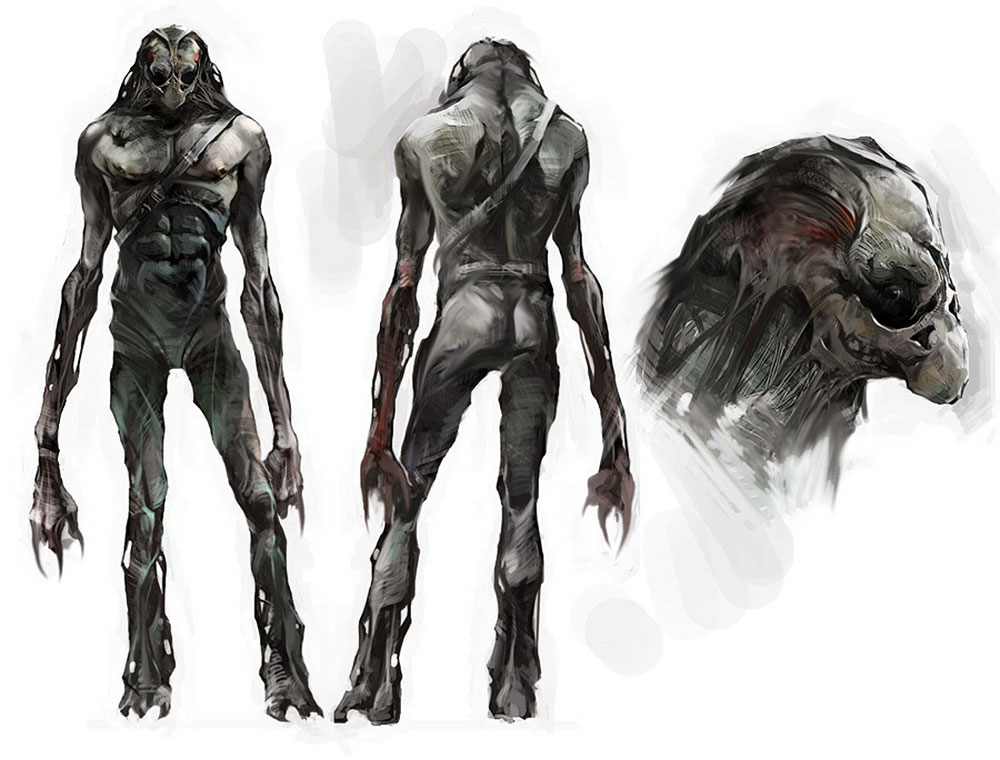 Dark One Mutant Art from Metro 2033