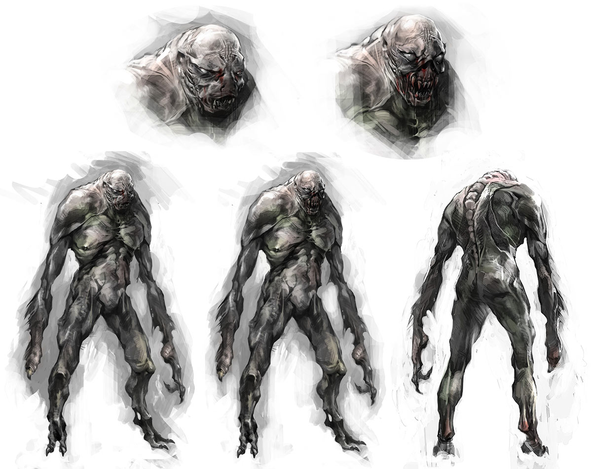 Librarian Mutant Art from Metro 2033