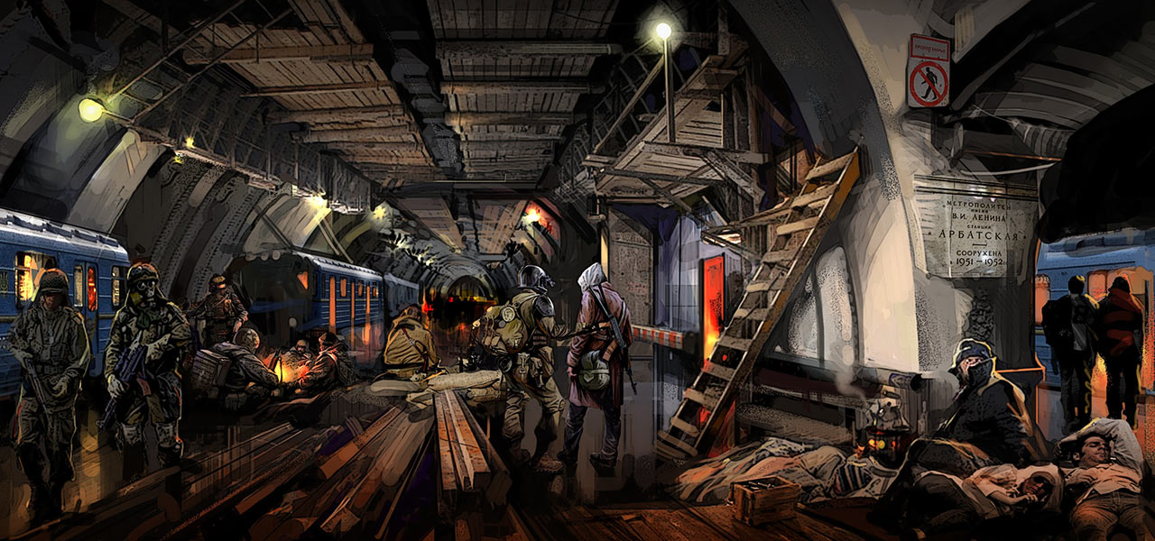 Metro Underground Art from Metro 2033