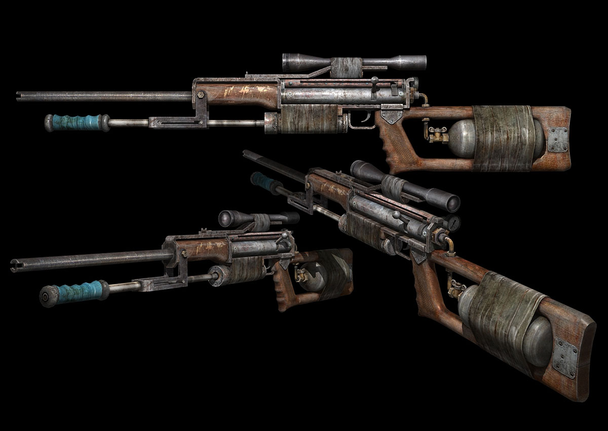 Tihar Weapon Art from Metro 2033