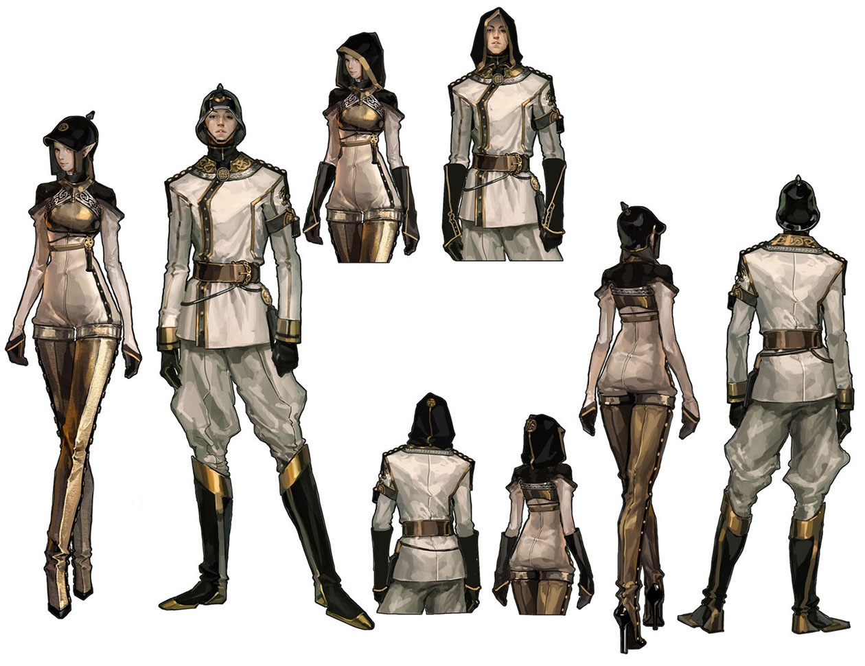 Clothing Designs Art from Mabinogi II: Arena