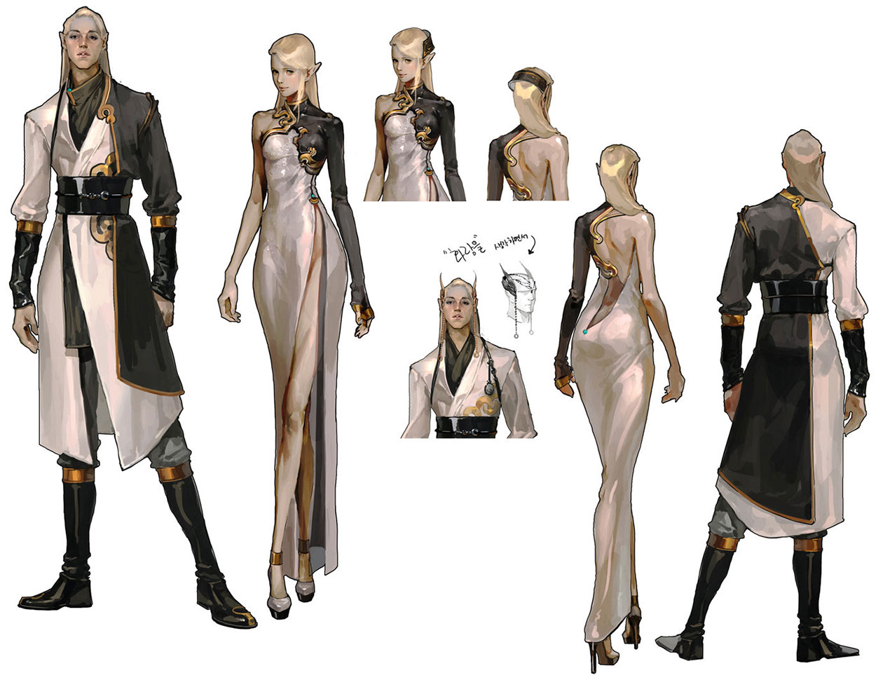 Clothing Designs Art from Mabinogi II: Arena