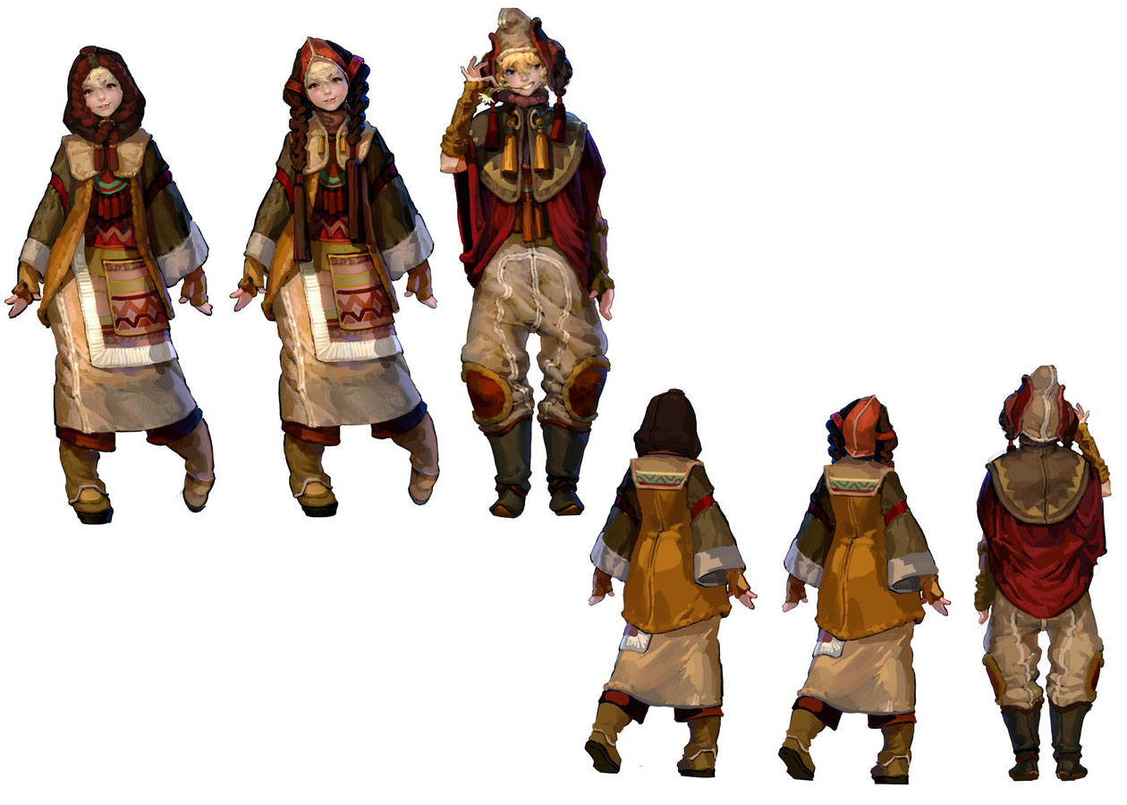 Clothing Designs Art from Mabinogi II: Arena