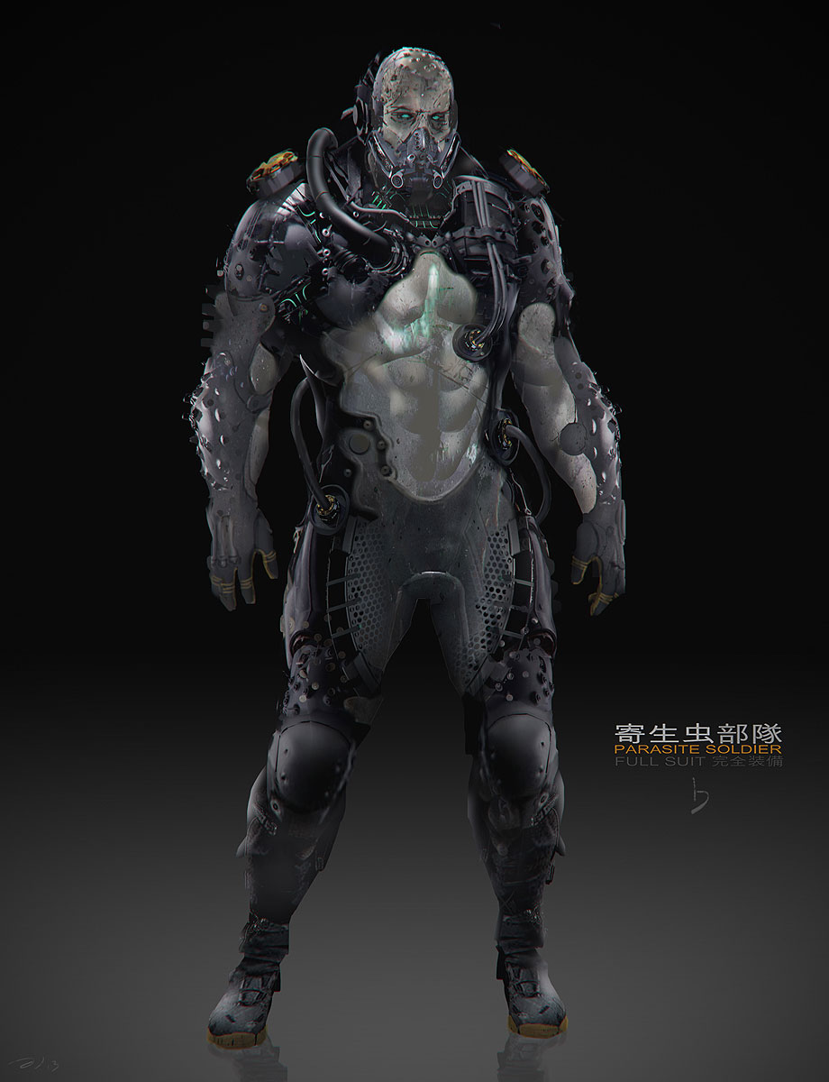 Parasite Soldier Art from Metal Gear Online