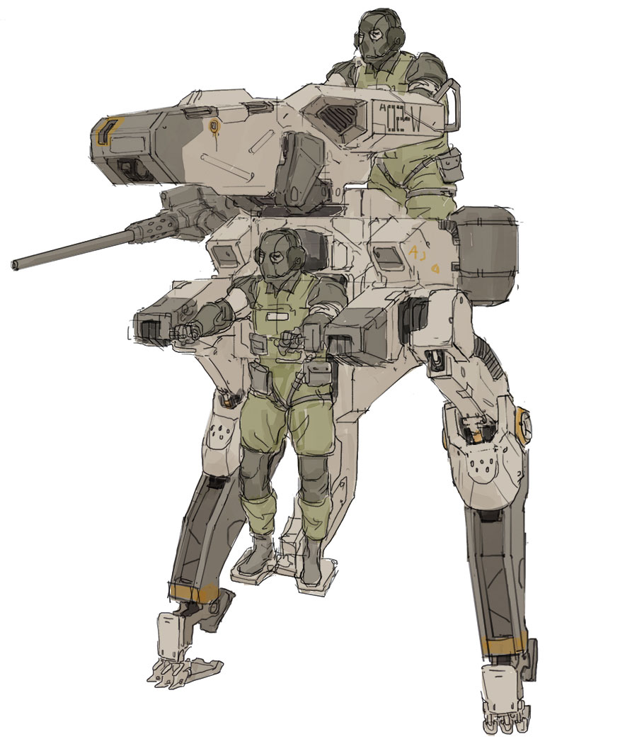 Two-Person Metal Gear Art from Metal Gear Online