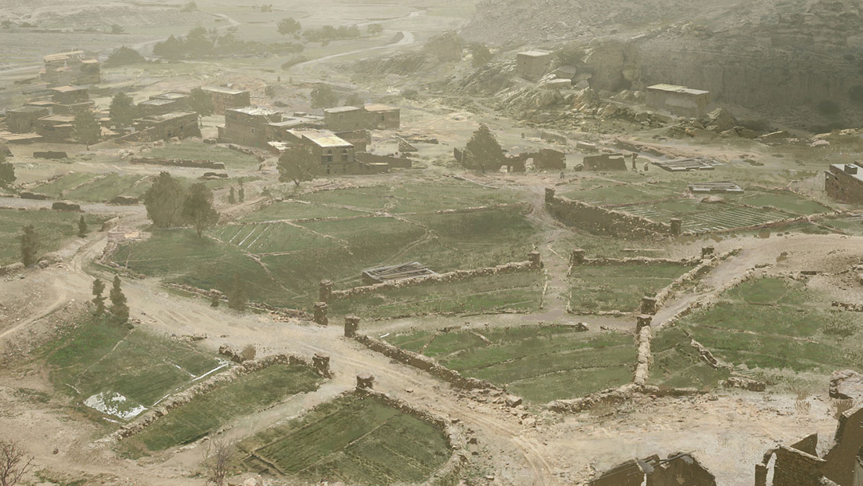 Village Paintover Art from Metal Gear Online