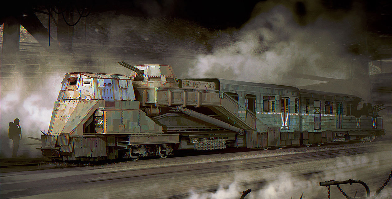 Armored Train Art from Metro: Last Light